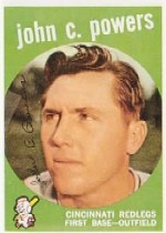 1959 Topps Baseball Cards      489     John Powers